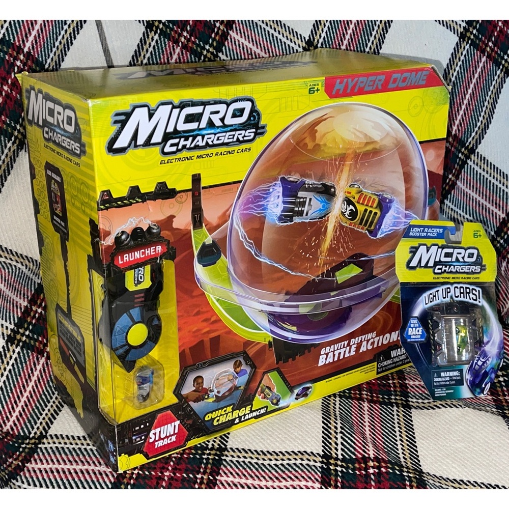 Rare Micro Chargers Hyper Dome (NIB) and Car Bundle!